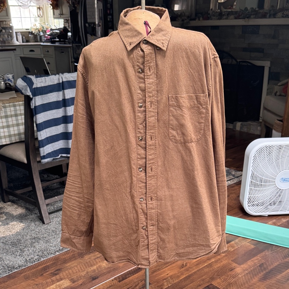 Banana Republic Tan Collared Shirt